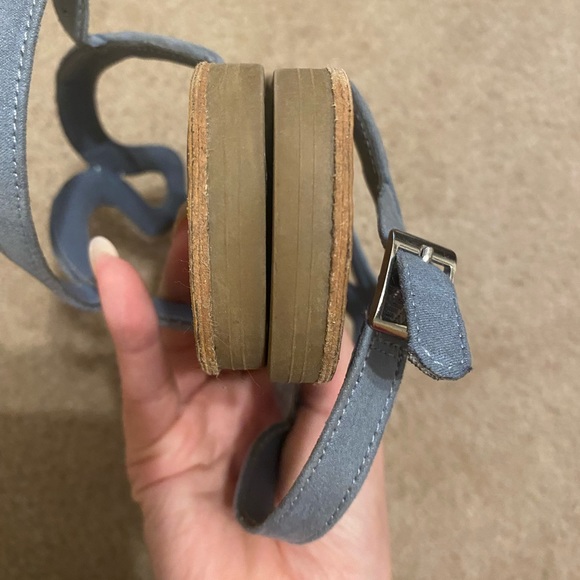 Womens Merona Davinia Blue Thong Sandals - Picture 7 of 7